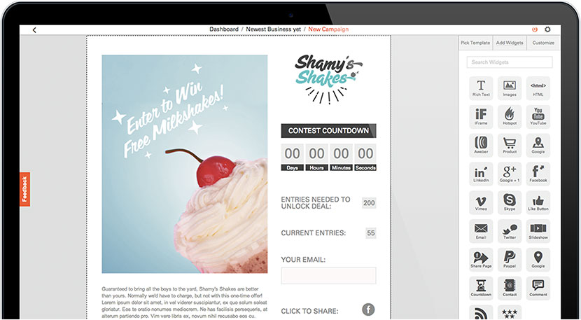 Here’s an example page